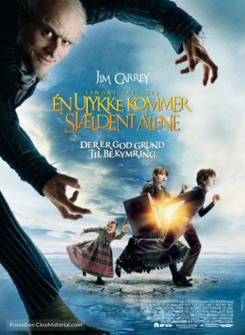 Lemony Snicket&#039;s A Series of Unfortunate Events - Danish Movie Poster