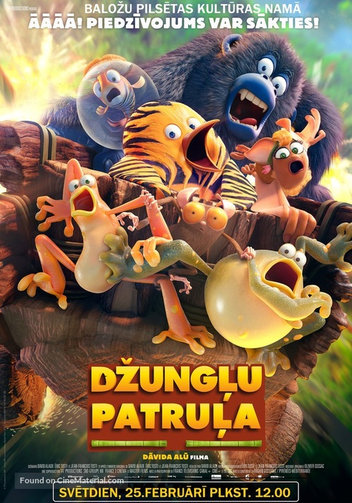 Les As de la Jungle - Latvian Movie Poster