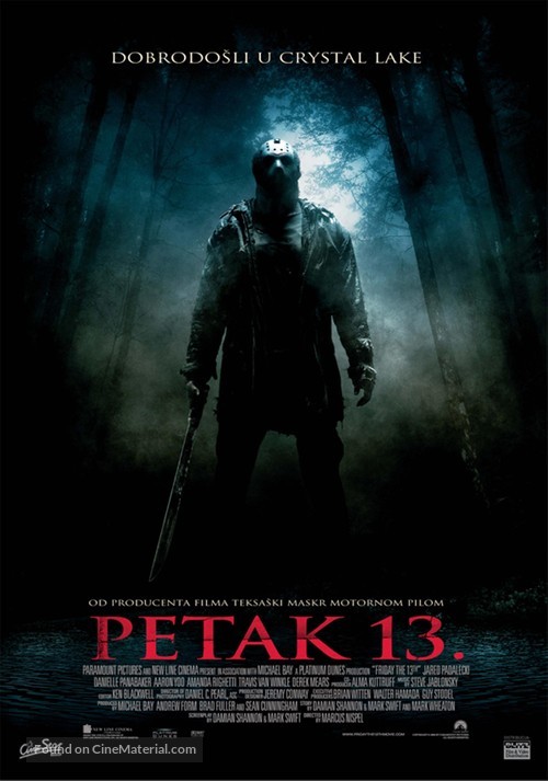 Friday the 13th - Croatian Movie Poster