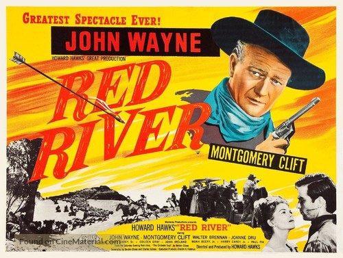 Red River - British Movie Poster