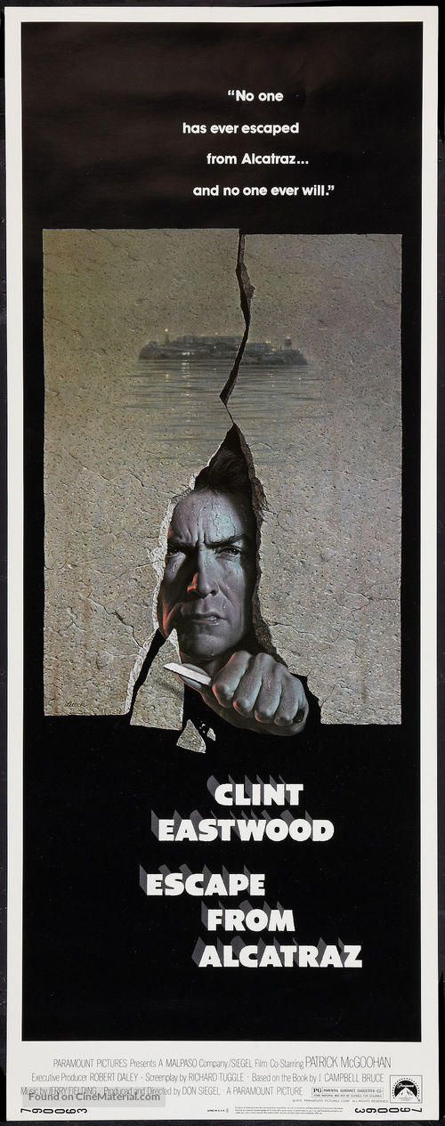 Escape From Alcatraz (1979) movie poster