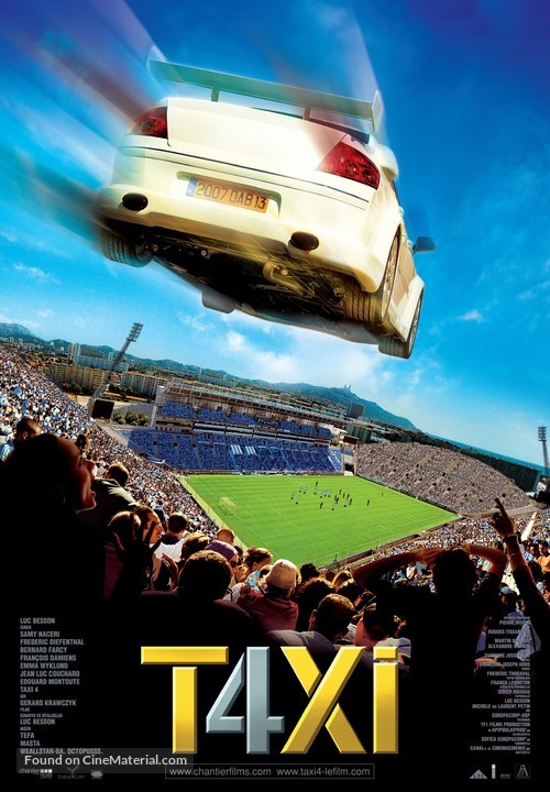 Taxi 4 - Turkish Movie Poster