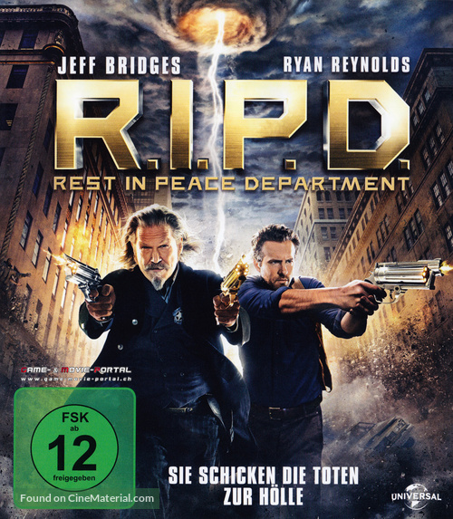 R.I.P.D. - German Blu-Ray movie cover