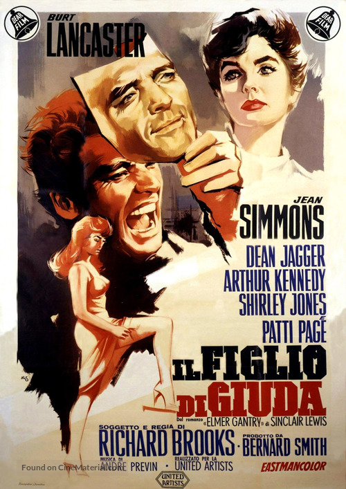 Elmer Gantry - Italian Movie Poster
