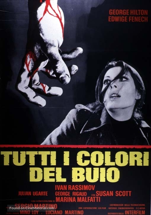 Tutti i colori del buio - Italian Movie Poster