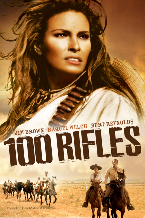 100 Rifles - DVD movie cover