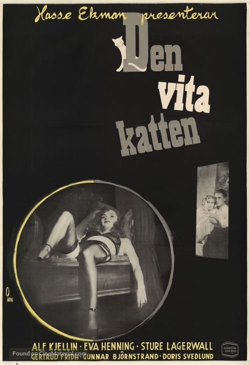 Den vita katten - Swedish Movie Poster