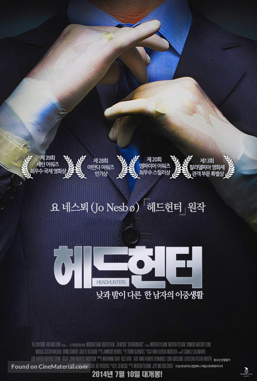 Hodejegerne - South Korean Movie Poster