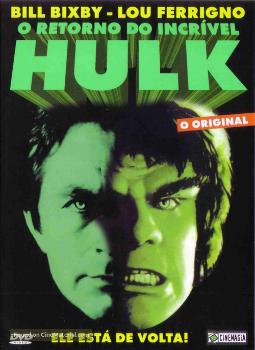 The Incredible Hulk Returns - Brazilian Movie Cover