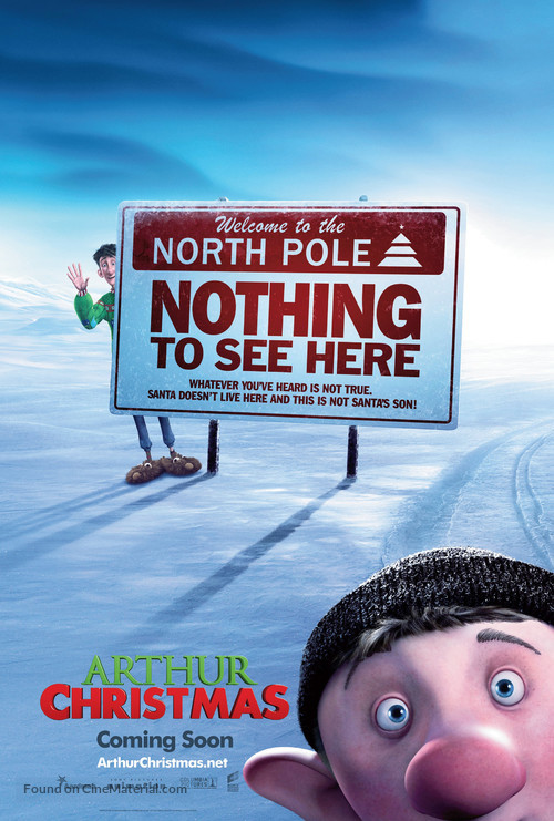 Arthur Christmas - British Movie Poster