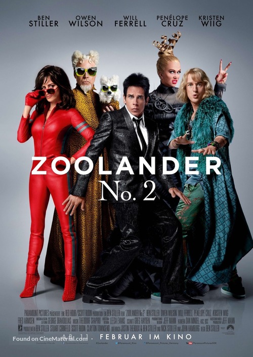 Zoolander 2 - German Movie Poster