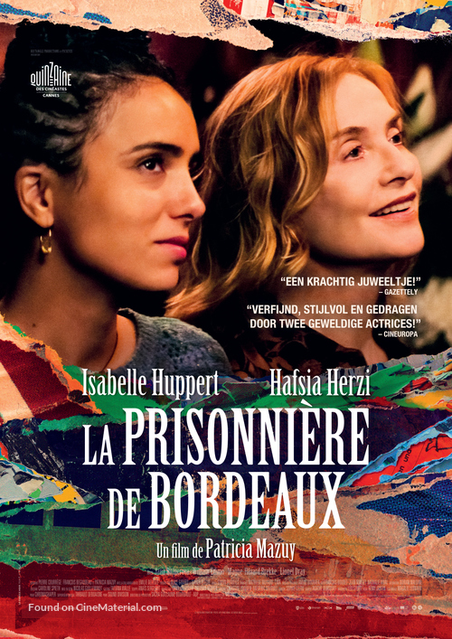 La prisonni&egrave;re de Bordeaux - Belgian Movie Poster