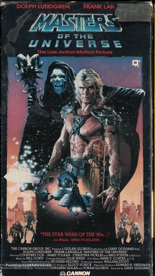 Masters Of The Universe - VHS movie cover