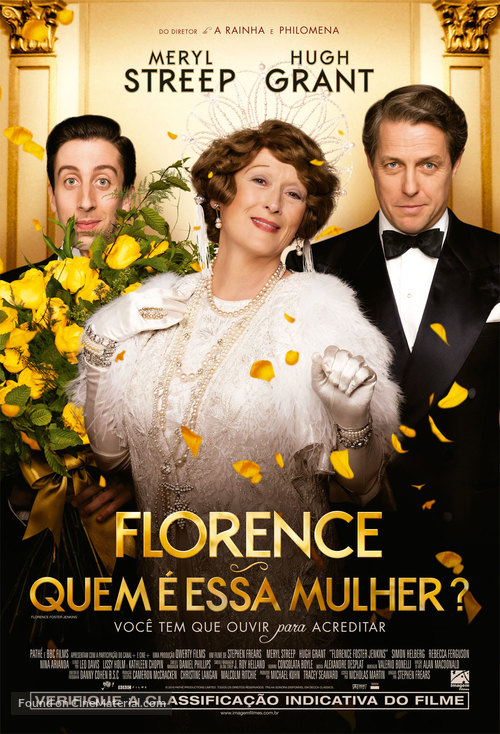 Florence Foster Jenkins - Brazilian Movie Poster