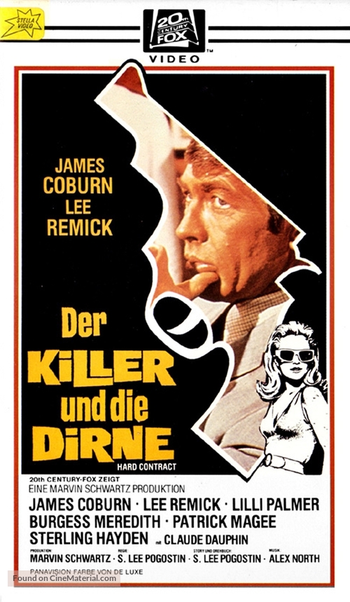 Hard Contract - German VHS movie cover