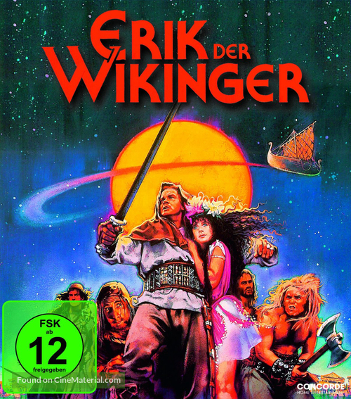 Erik the Viking - German Blu-Ray movie cover