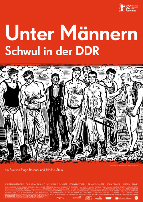 Unter M&auml;nnern - Schwul in der DDR - German Movie Poster