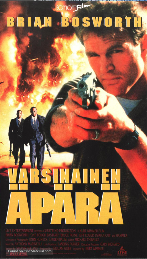 One Tough Bastard - Finnish VHS movie cover