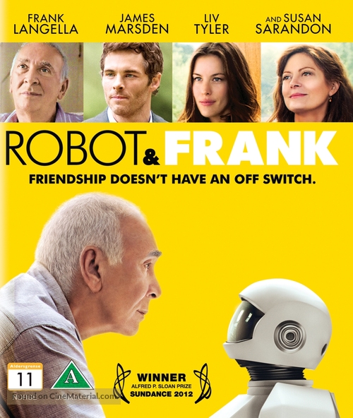 Robot &amp; Frank - Danish Blu-Ray movie cover