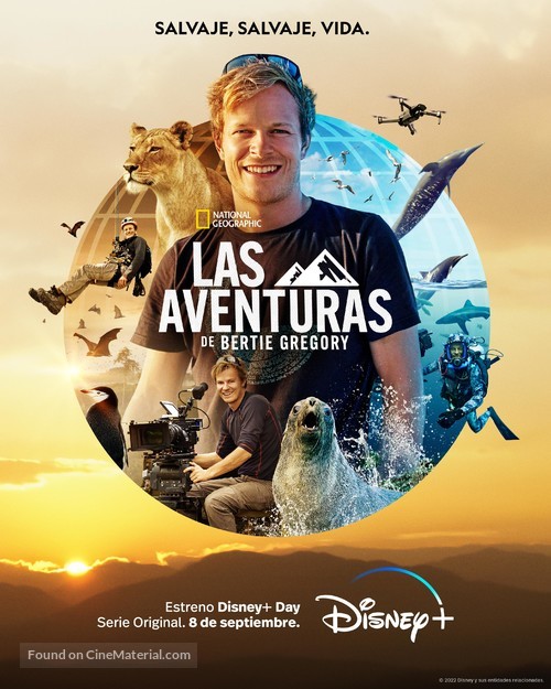 &quot;Epic Adventures with Bertie Gregory&quot; - Argentinian Movie Poster