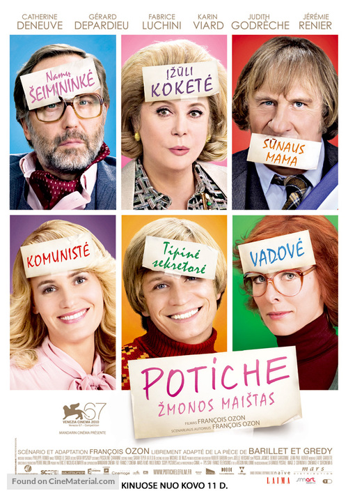 Potiche - Lithuanian Movie Poster