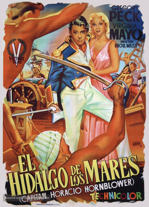 Captain Horatio Hornblower R.N. - Spanish Movie Poster