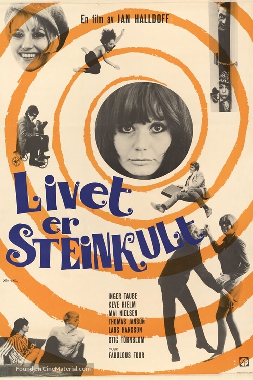 Livet &auml;r stenkul - Norwegian Movie Poster