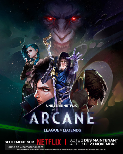 &quot;Arcane: League of Legends&quot; - French Movie Poster