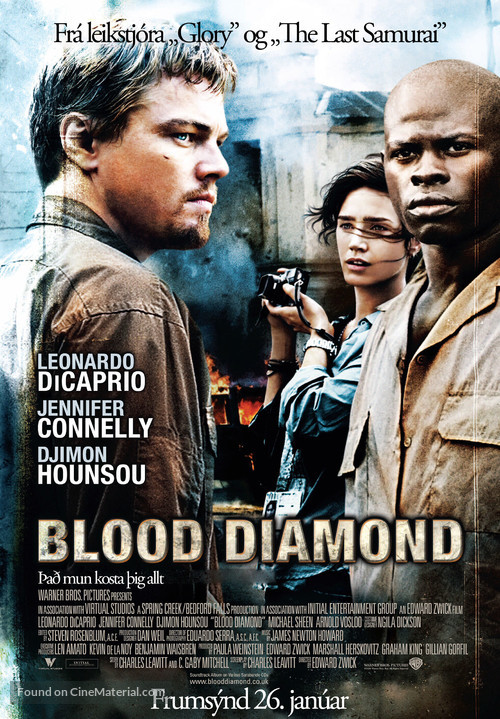 Blood Diamond - Icelandic Movie Poster