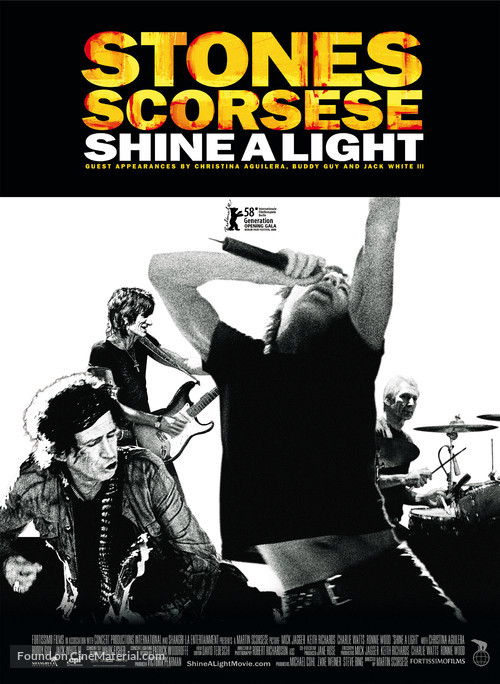 Shine a Light - Danish Movie Poster