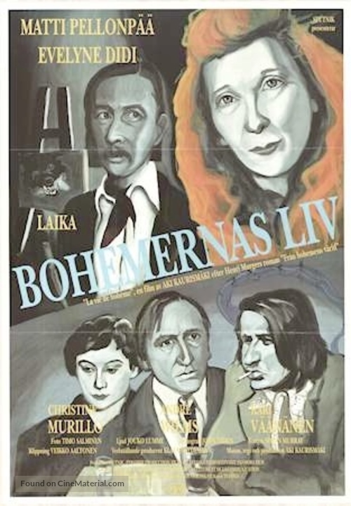 La vie de boh&egrave;me - Swedish Movie Poster