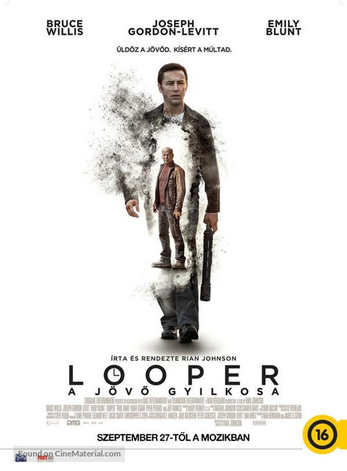 Looper - Hungarian Movie Poster