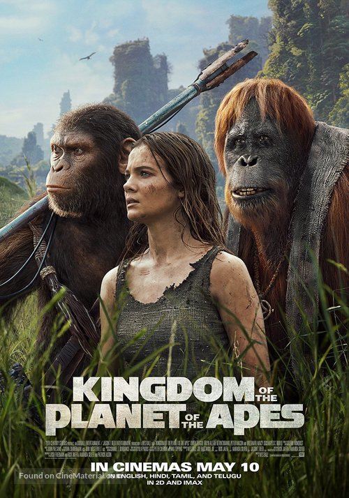 Kingdom of the Planet of the Apes - Indian Movie Poster