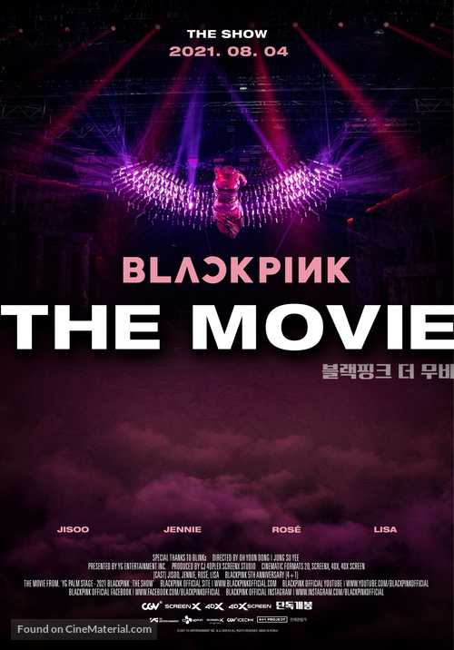 Blackpink: The Movie - South Korean Movie Poster