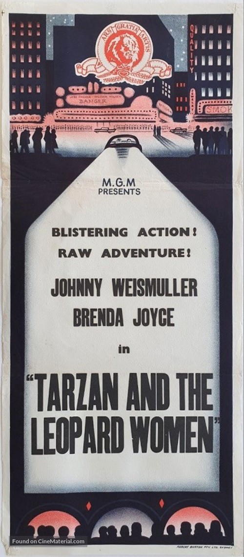 Tarzan and the Leopard Woman - Australian Movie Poster