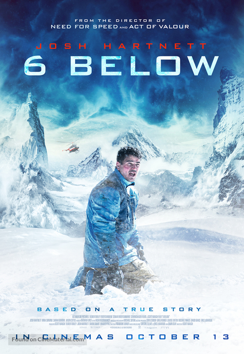 6 Below: Miracle on the Mountain - British Movie Poster