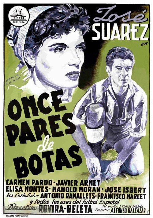 Once pares de botas - Spanish Movie Poster