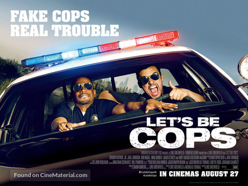 Let&#039;s Be Cops - British Movie Poster