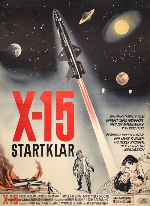 X-15 - Danish Movie Poster