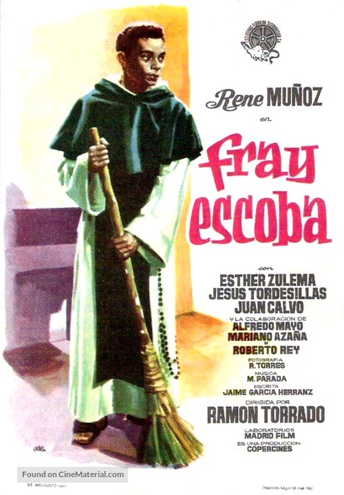 Fray Escoba - Spanish Movie Poster
