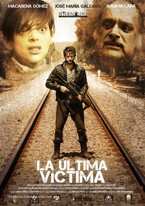 La &uacute;ltima v&iacute;ctima - Spanish Movie Poster