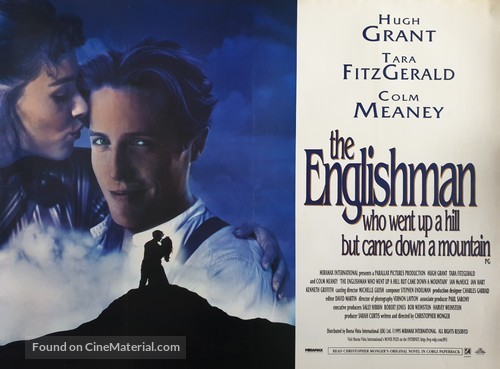 The Englishman Who Went Up a Hill But Came Down a Mountain - British Movie Poster