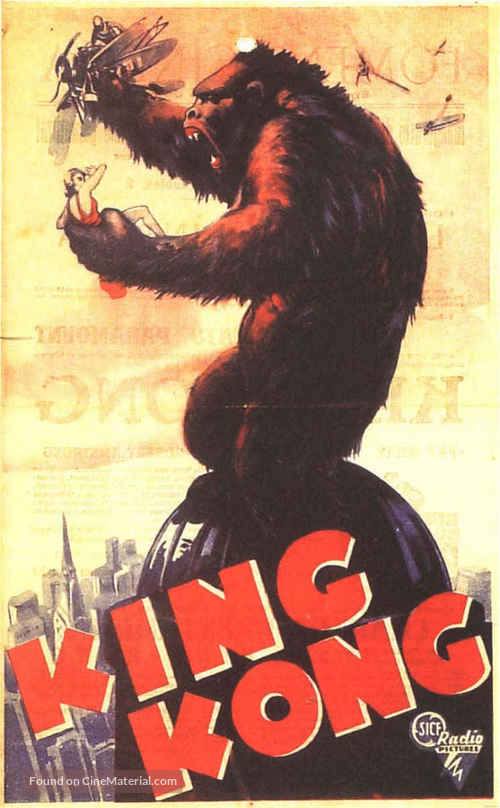 King Kong - Spanish Movie Poster