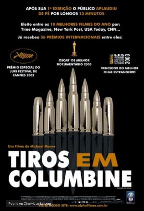 Bowling for Columbine - Brazilian Movie Poster