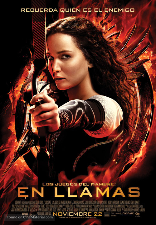 The Hunger Games: Catching Fire - Colombian Movie Poster