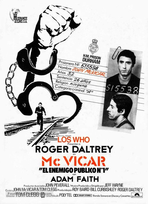 McVicar - Spanish Movie Poster