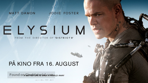 Elysium - Norwegian Movie Poster