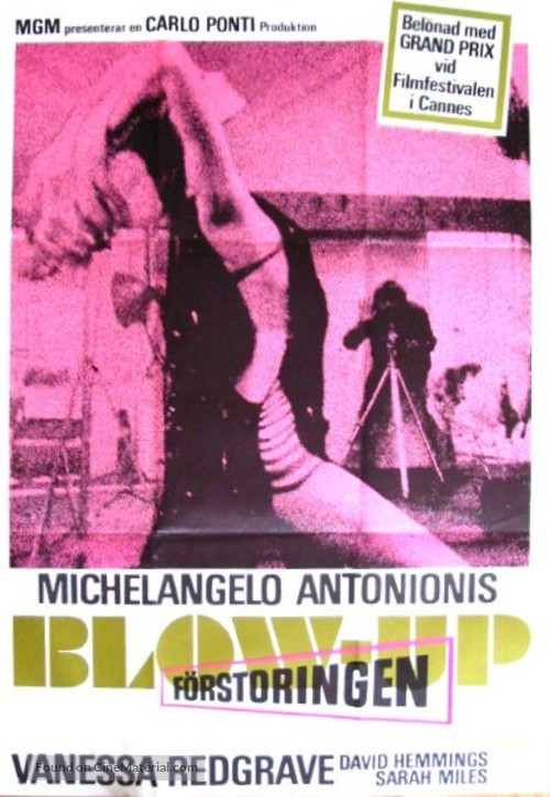 Blowup - Swedish Movie Poster