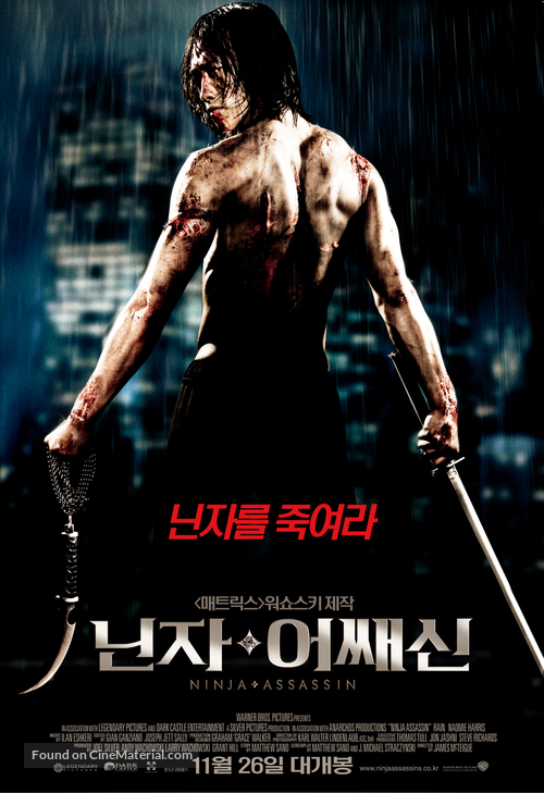 Ninja Assassin - South Korean Movie Poster
