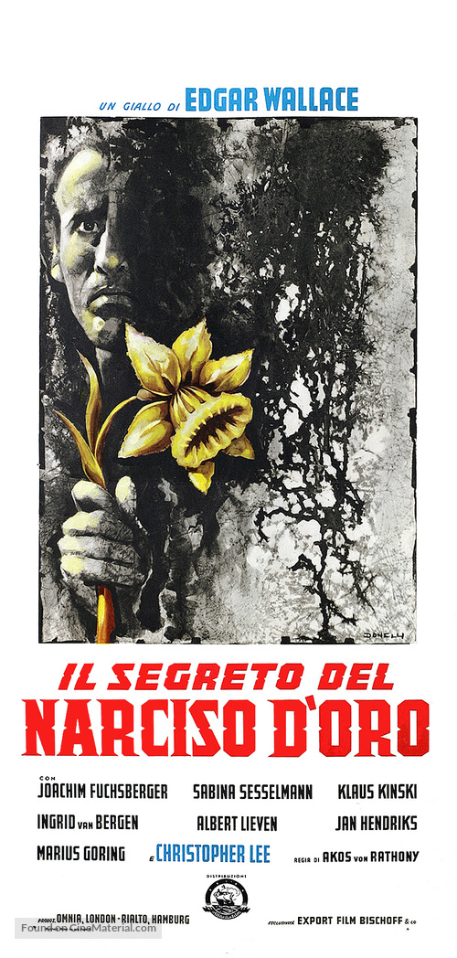 Das Geheimnis der gelben Narzissen - Italian Movie Poster